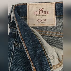 Hollister Men's Dark Blue Denim Jeans 32 X 32
